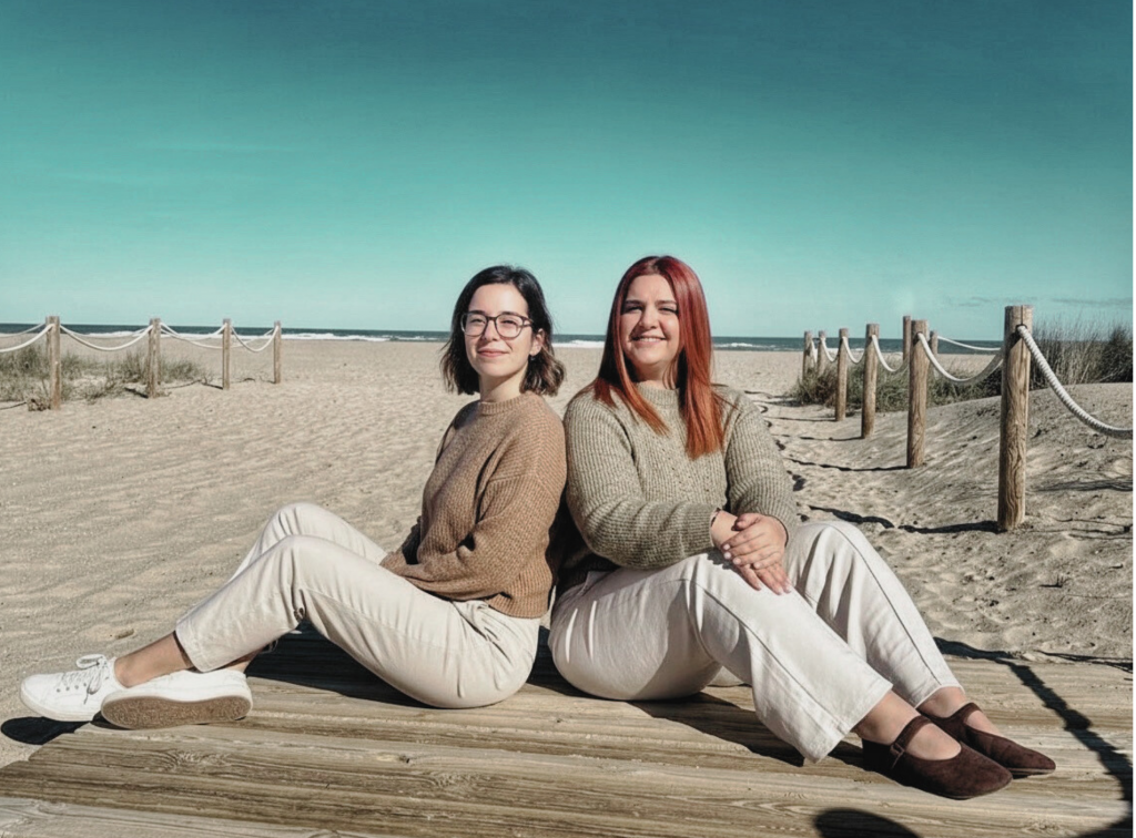 Cristina Barroso y Nuria Perez, autoras del libro La magia de alimentarte con amor